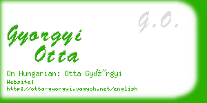 gyorgyi otta business card